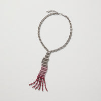 Antique Silver, Pink & Red