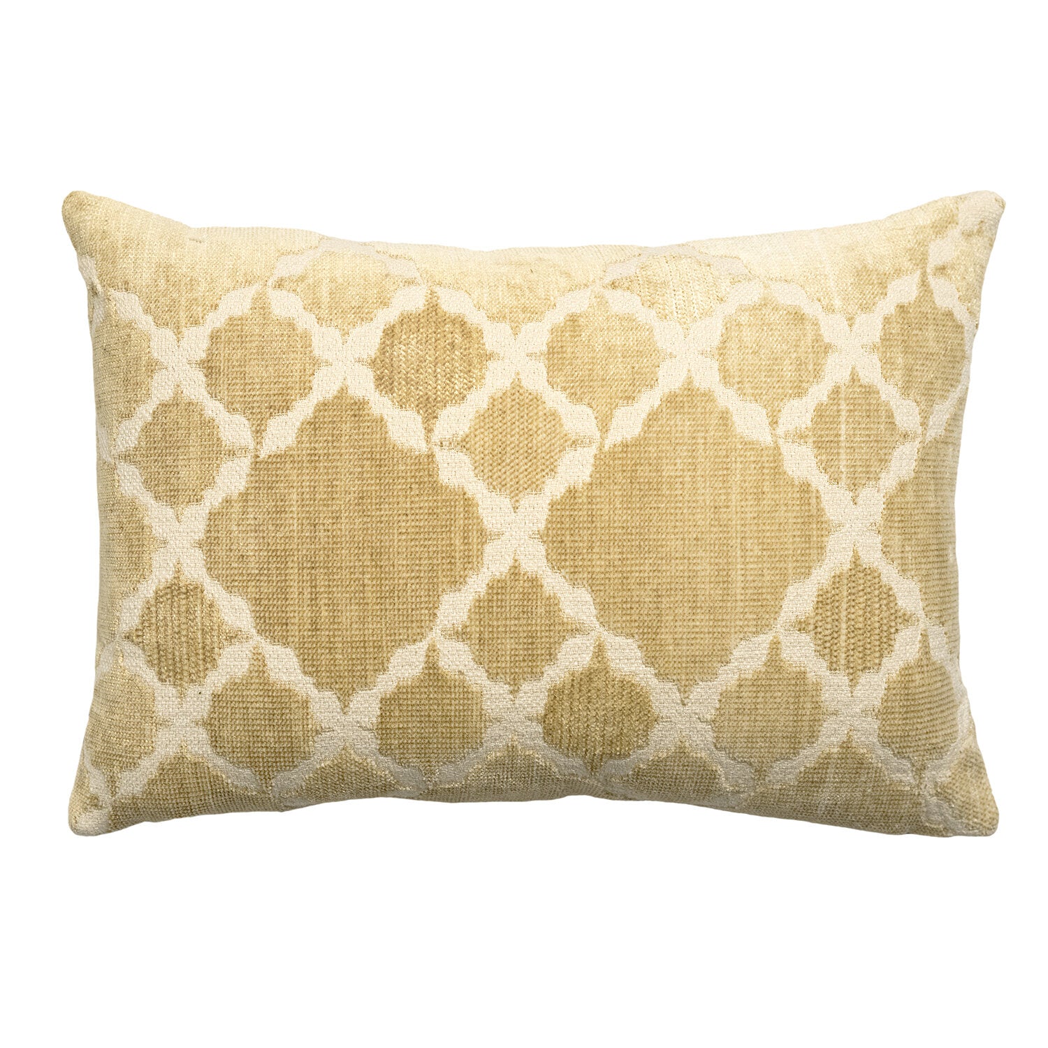 Trellis Woven Jacquard Pillow