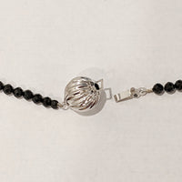 Tahitian Pearl and Black Spinel Necklace