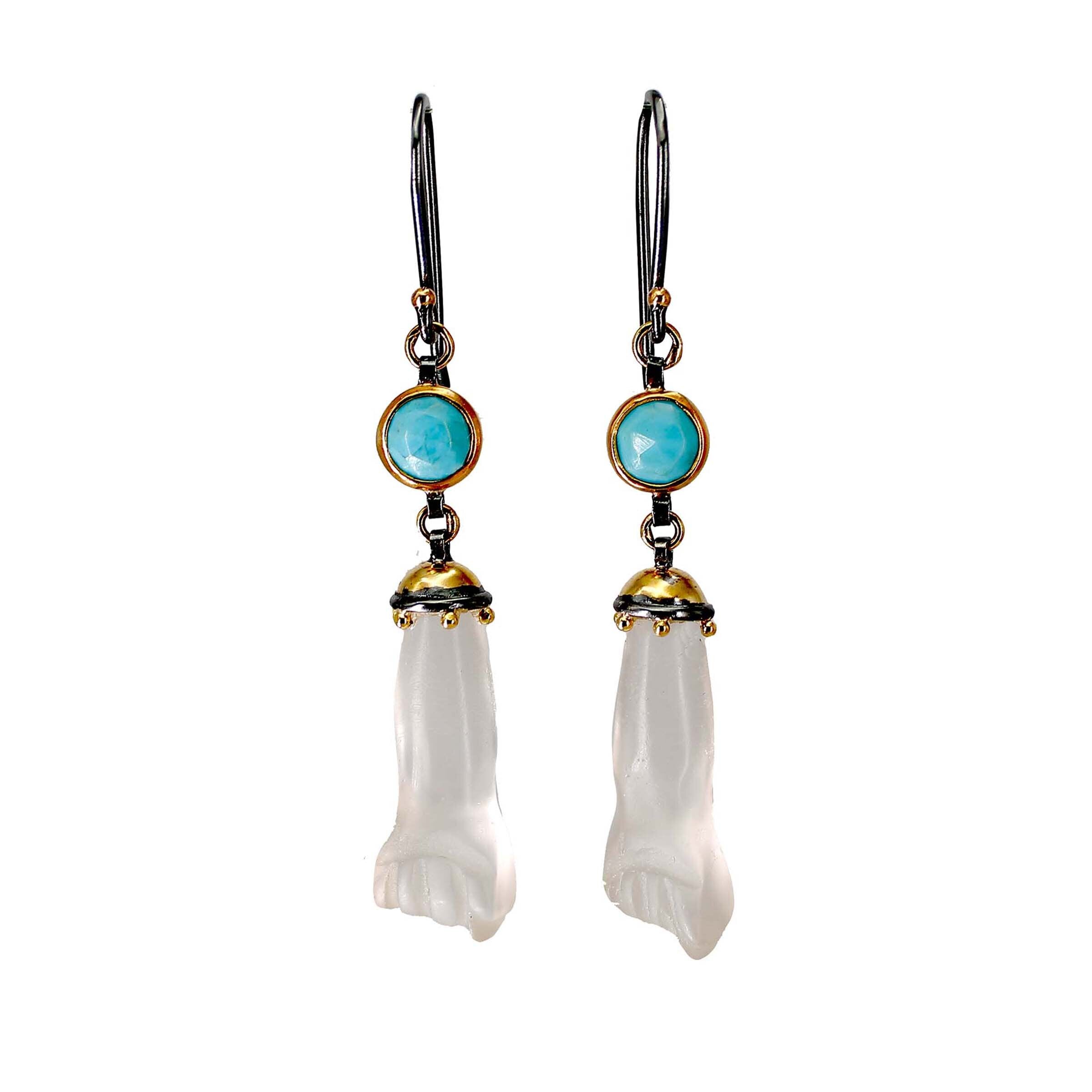 Turquoise Figa Earrings