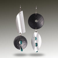 Silver, Black & Turquoise