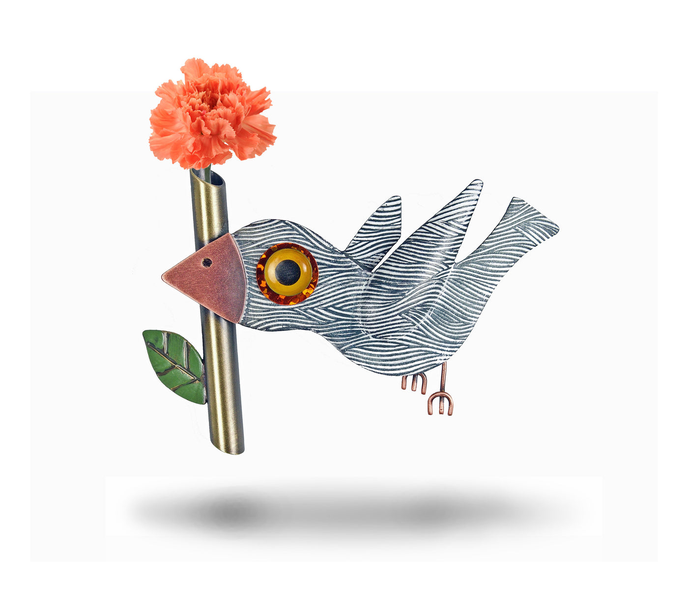 Boutonierre Bird Pin