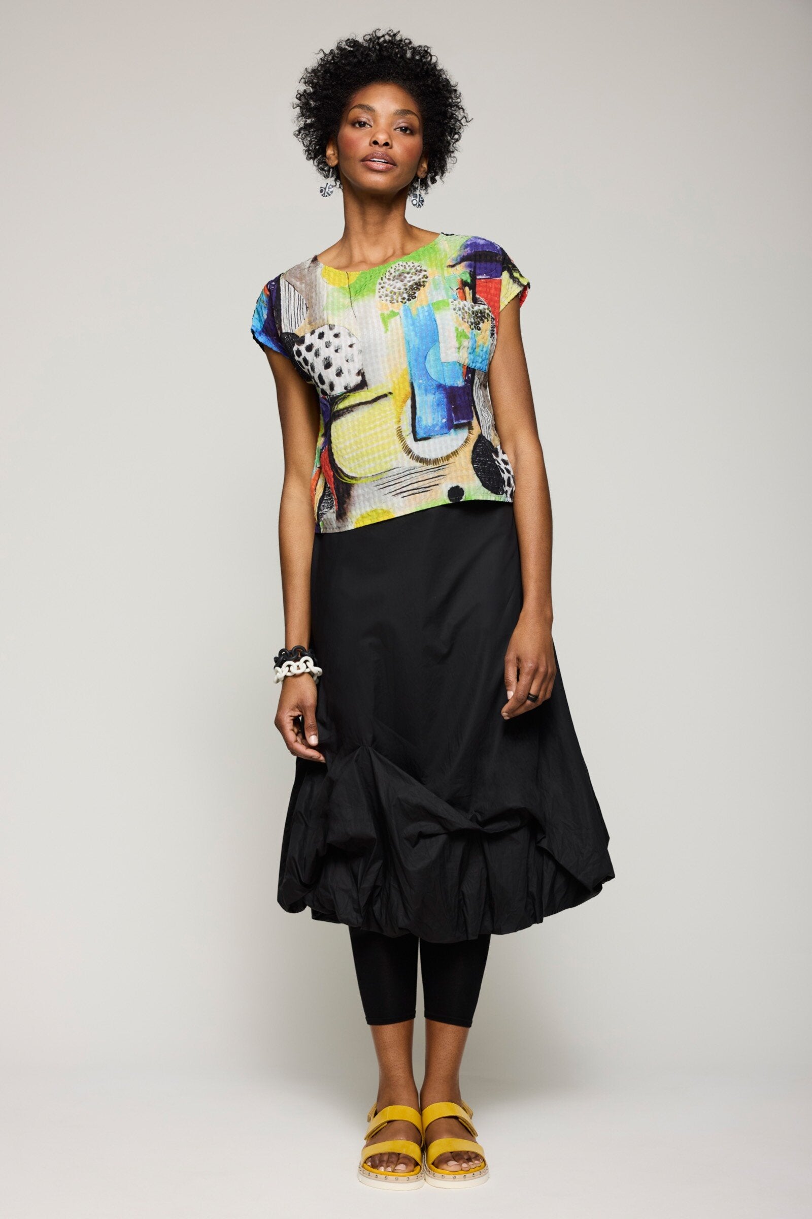 Silk Blend Artist's Top