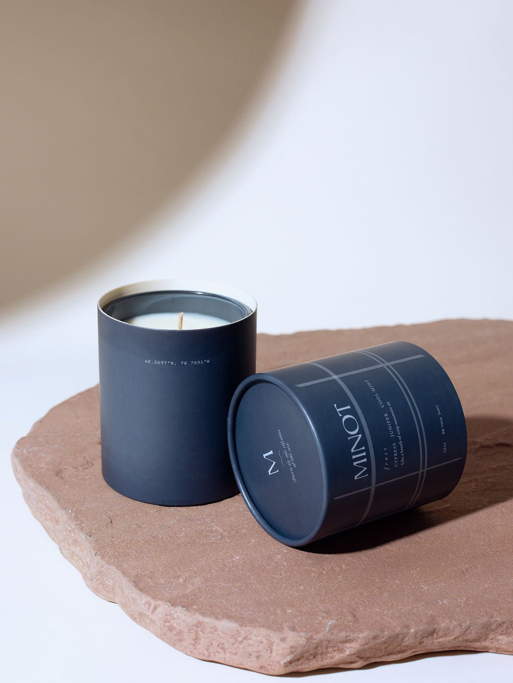 Winter Candle in Frost