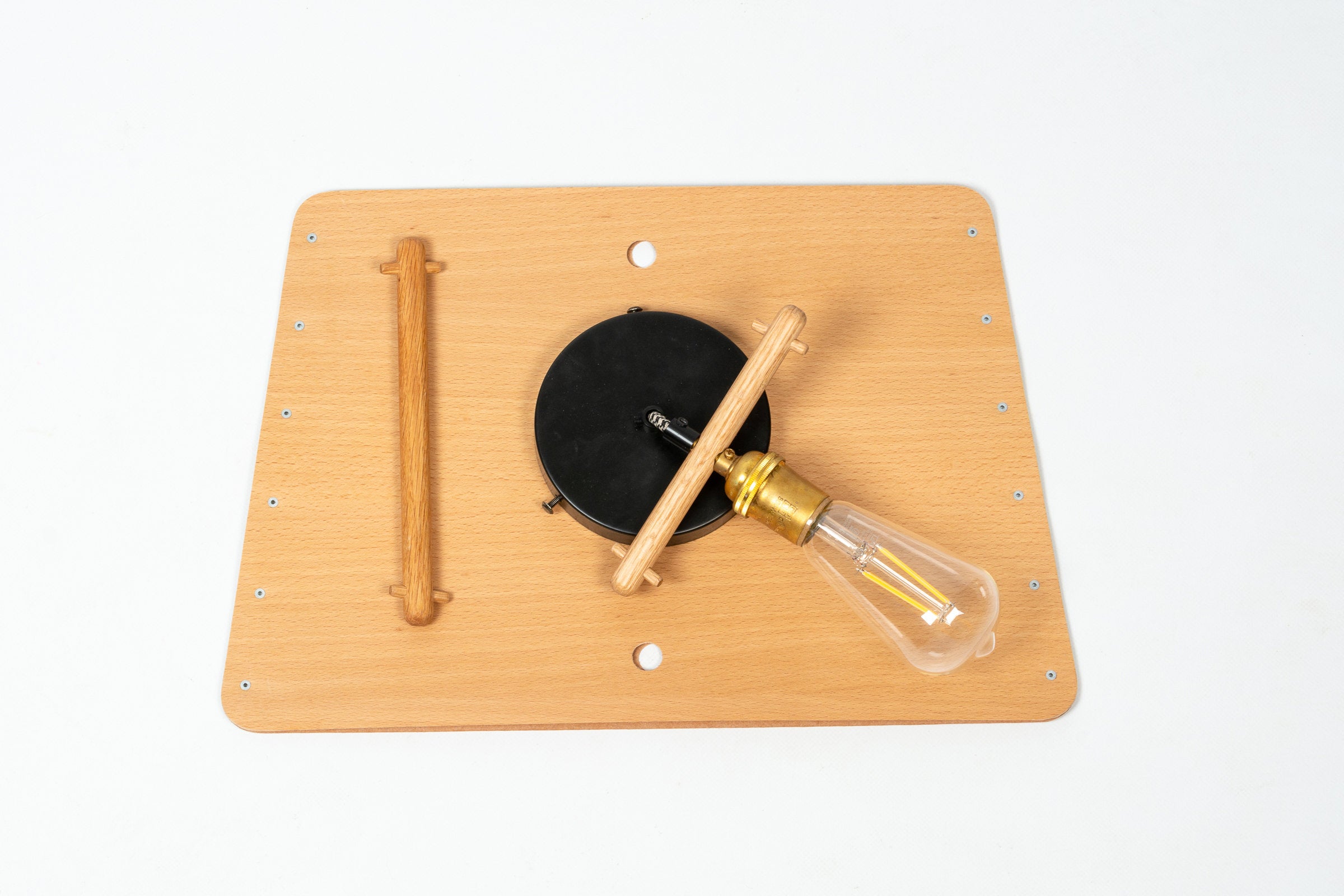 Pocket Pendant Lamp in Original, Beech