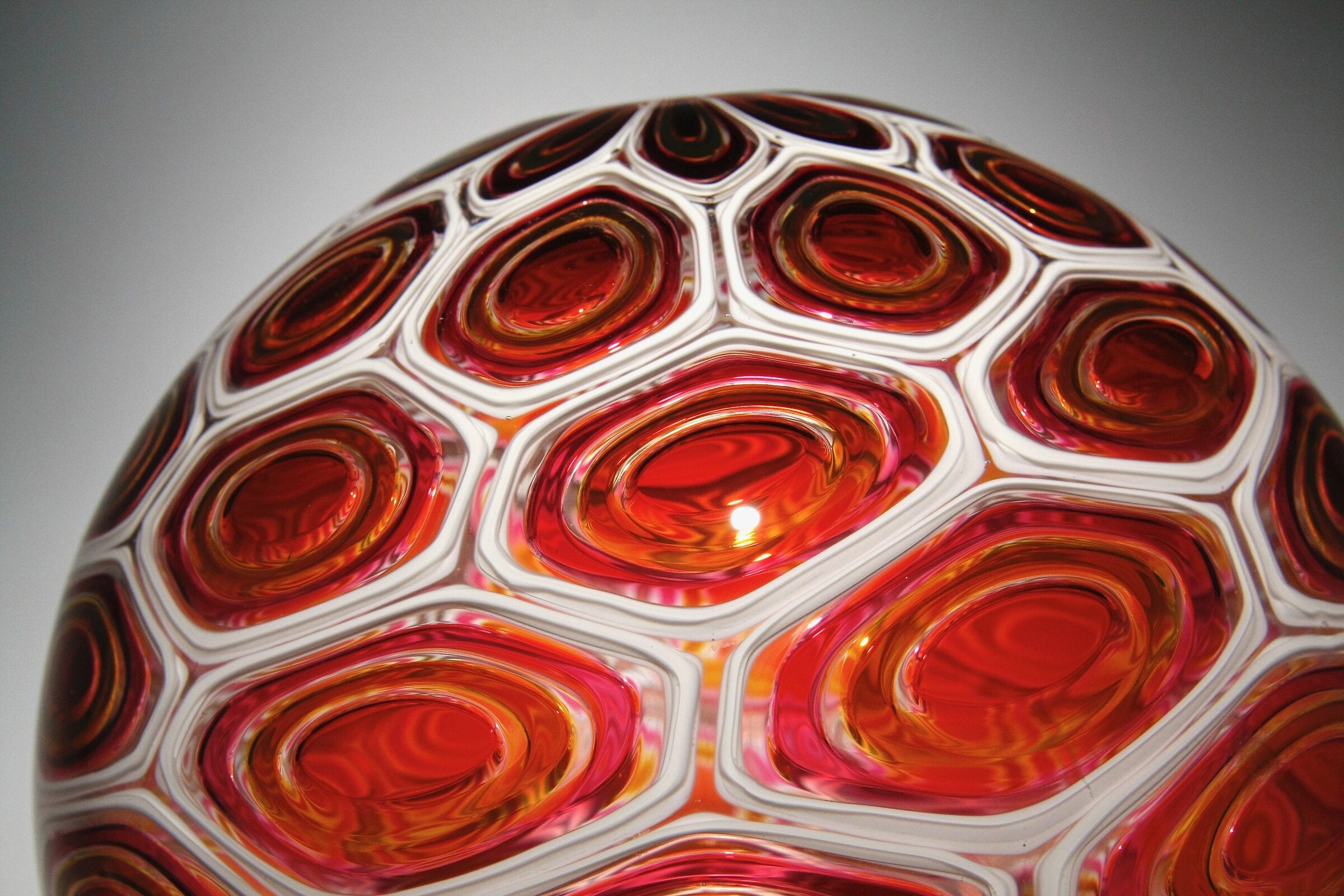 Cherry Amber Ruby Sphere