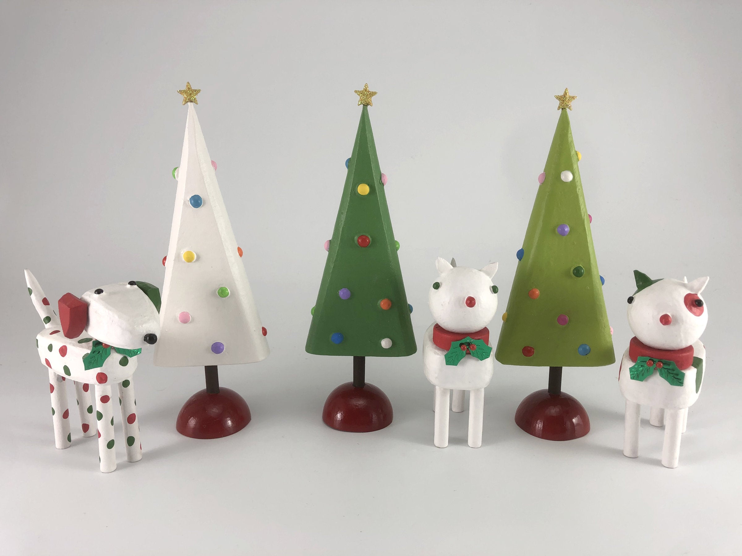 Holiday Dog Figure