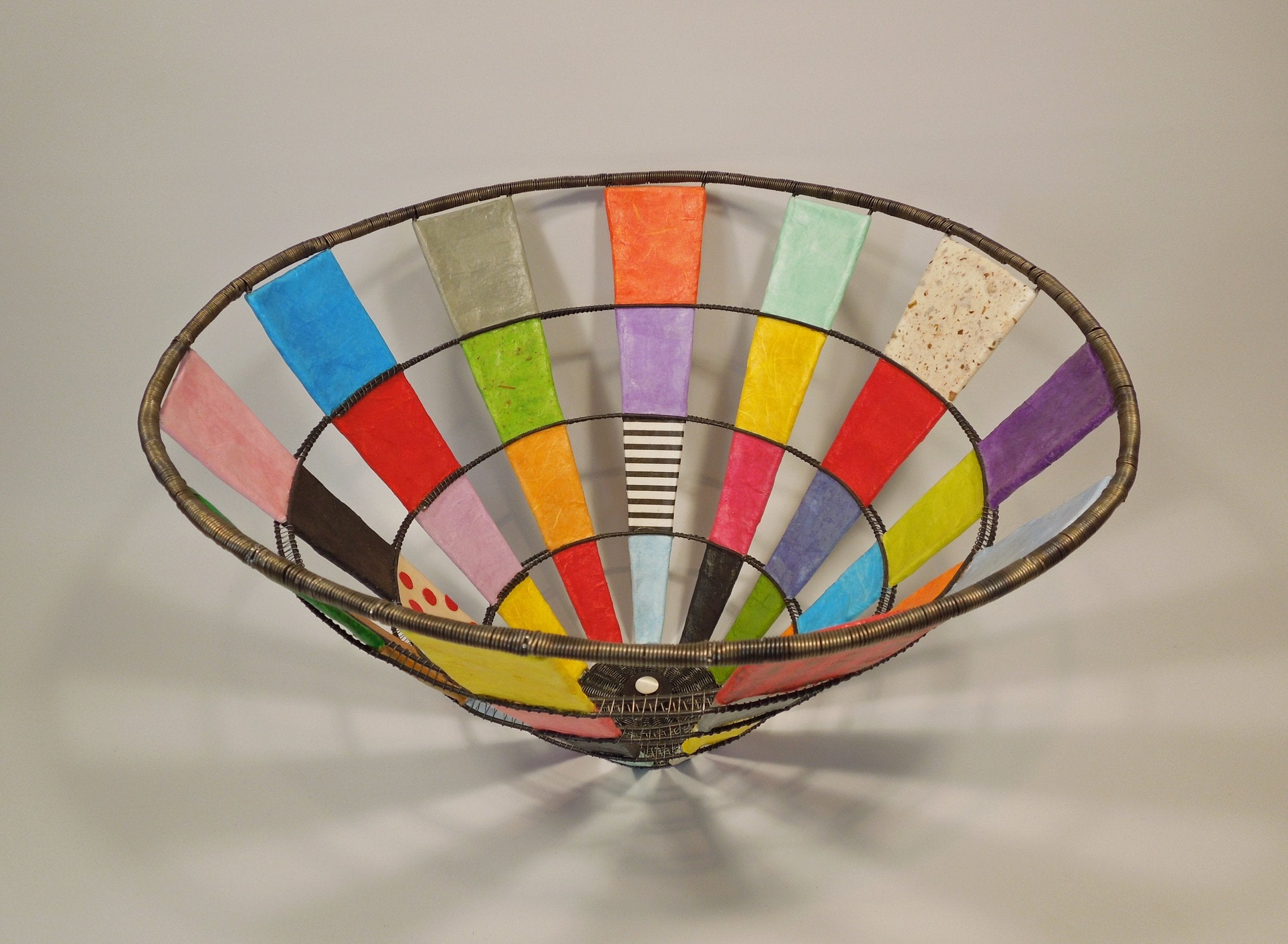 Color Swatch Basket in Multicolors