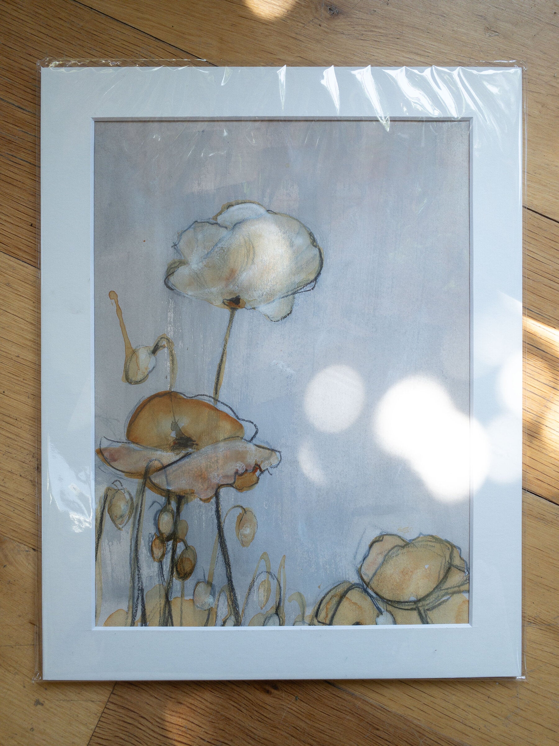 Vertical Poppies II