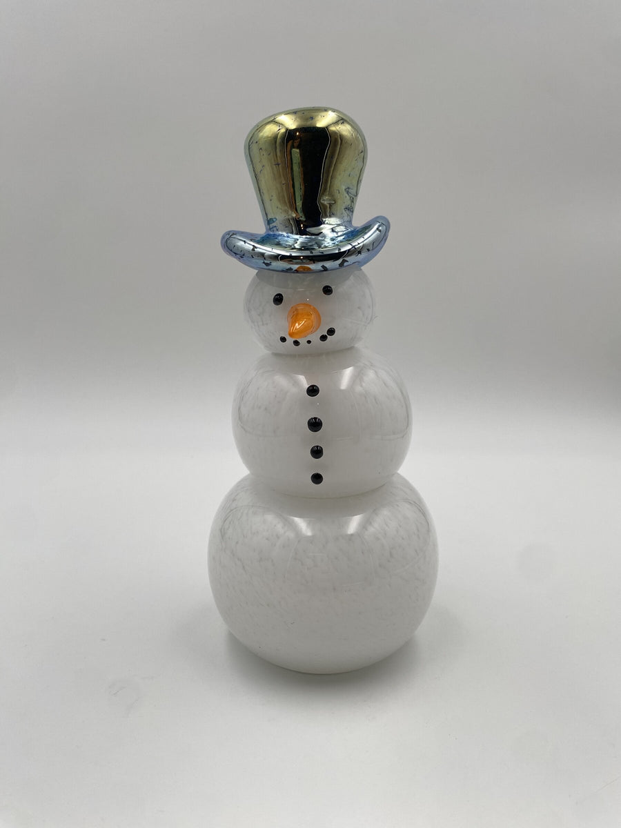 Top Hat Snowman Lamp