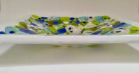 Green and Blue Square Bowl