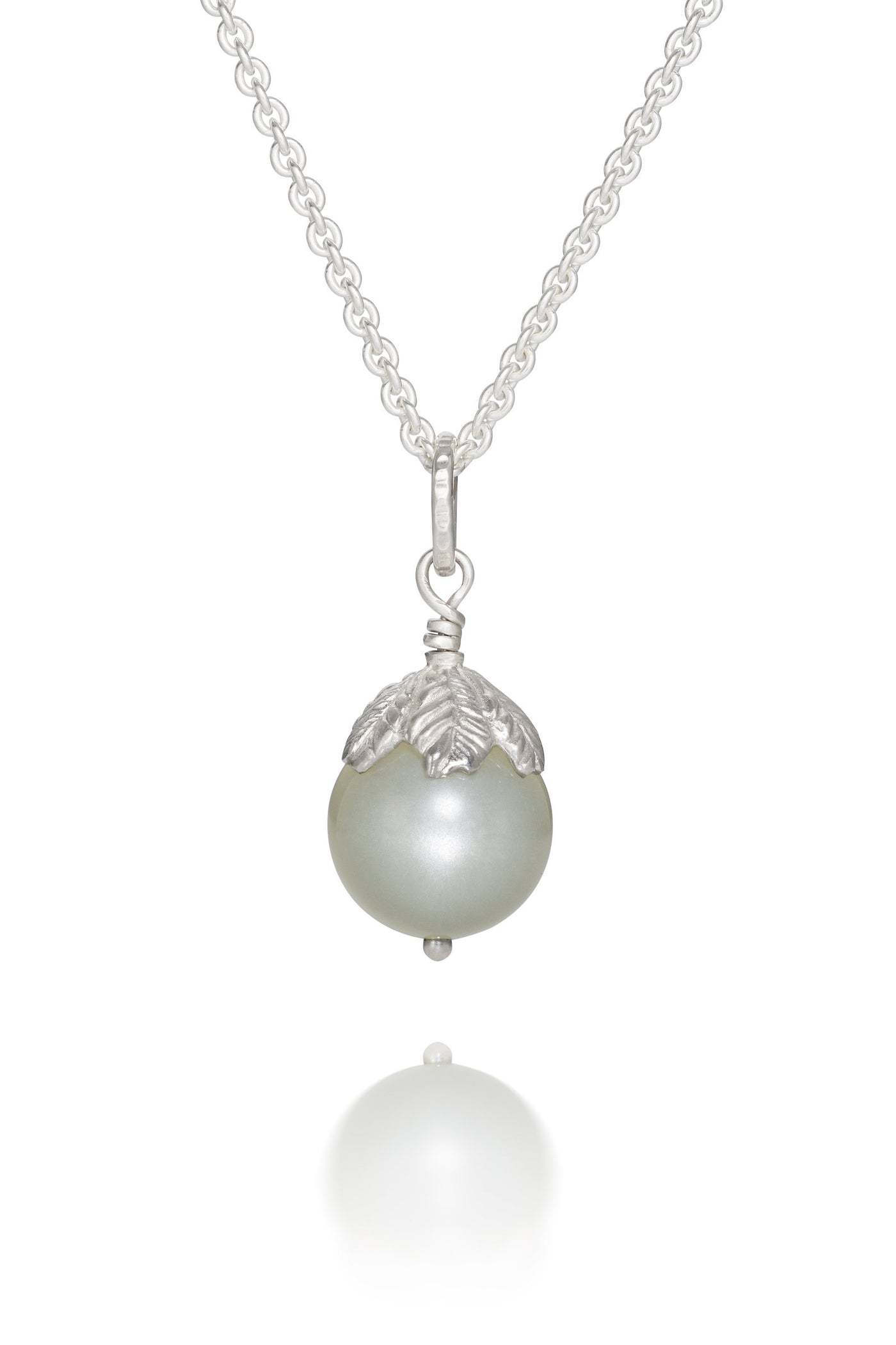 Moonstone Sphere Necklace
