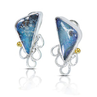Opal Blue Pool Earrings