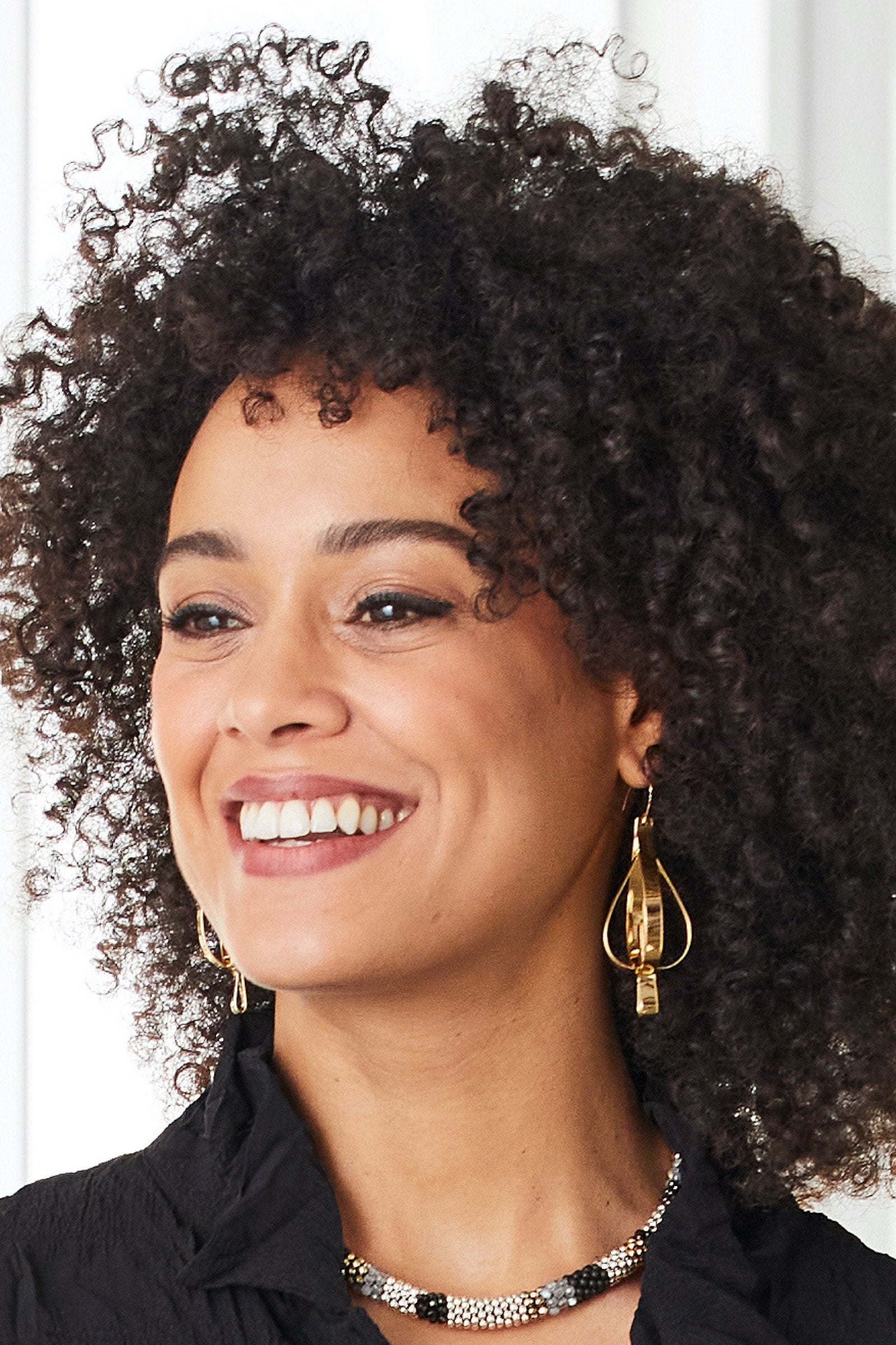 shown with the Light the Way Chandelier Earring by Mia Hebib