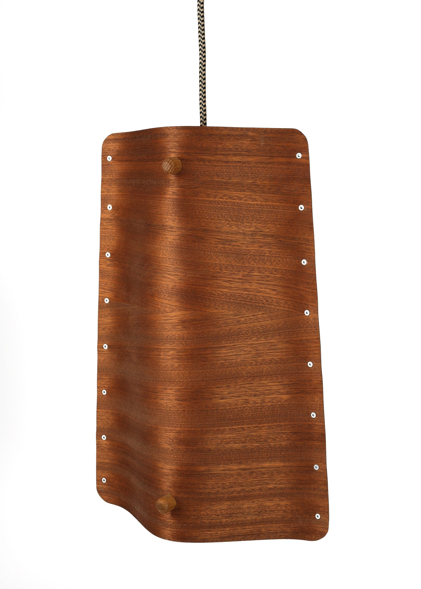 Pocket Pendant Lamp in Tall, Sapele