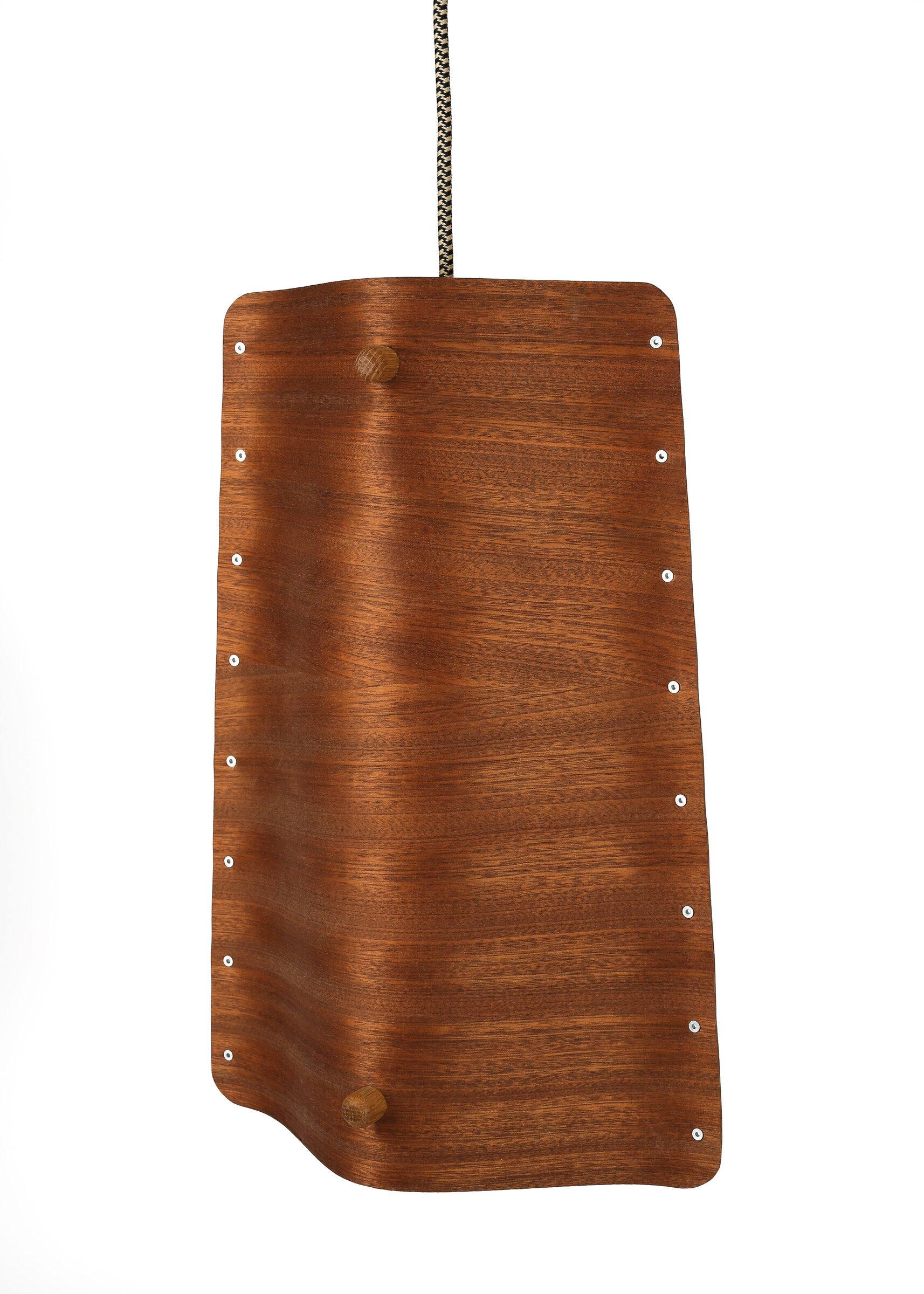 Pocket Pendant Lamp in Tall, Sapele