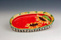 Sunflower Oval Platter