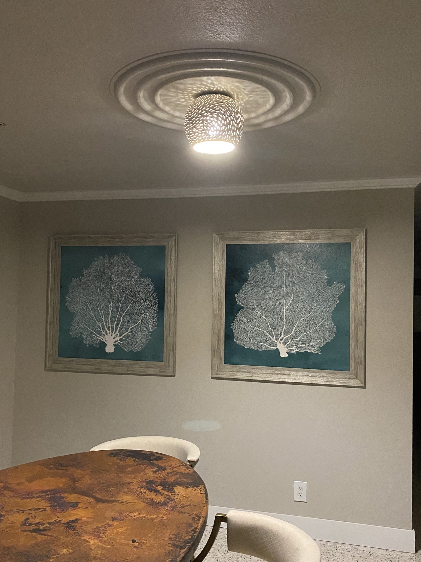 ClayLight Flush Mount Lines