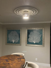 ClayLight Flush Mount Lines