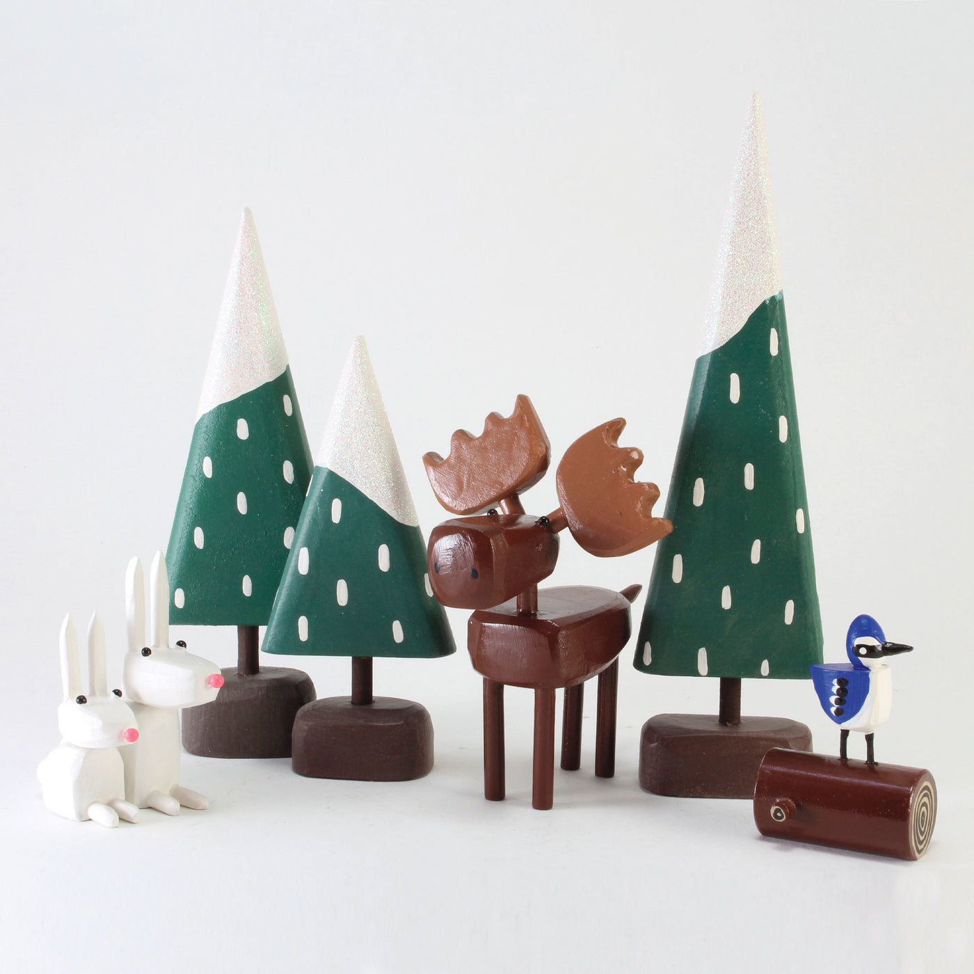 Winter Forest Scene Mini Set II