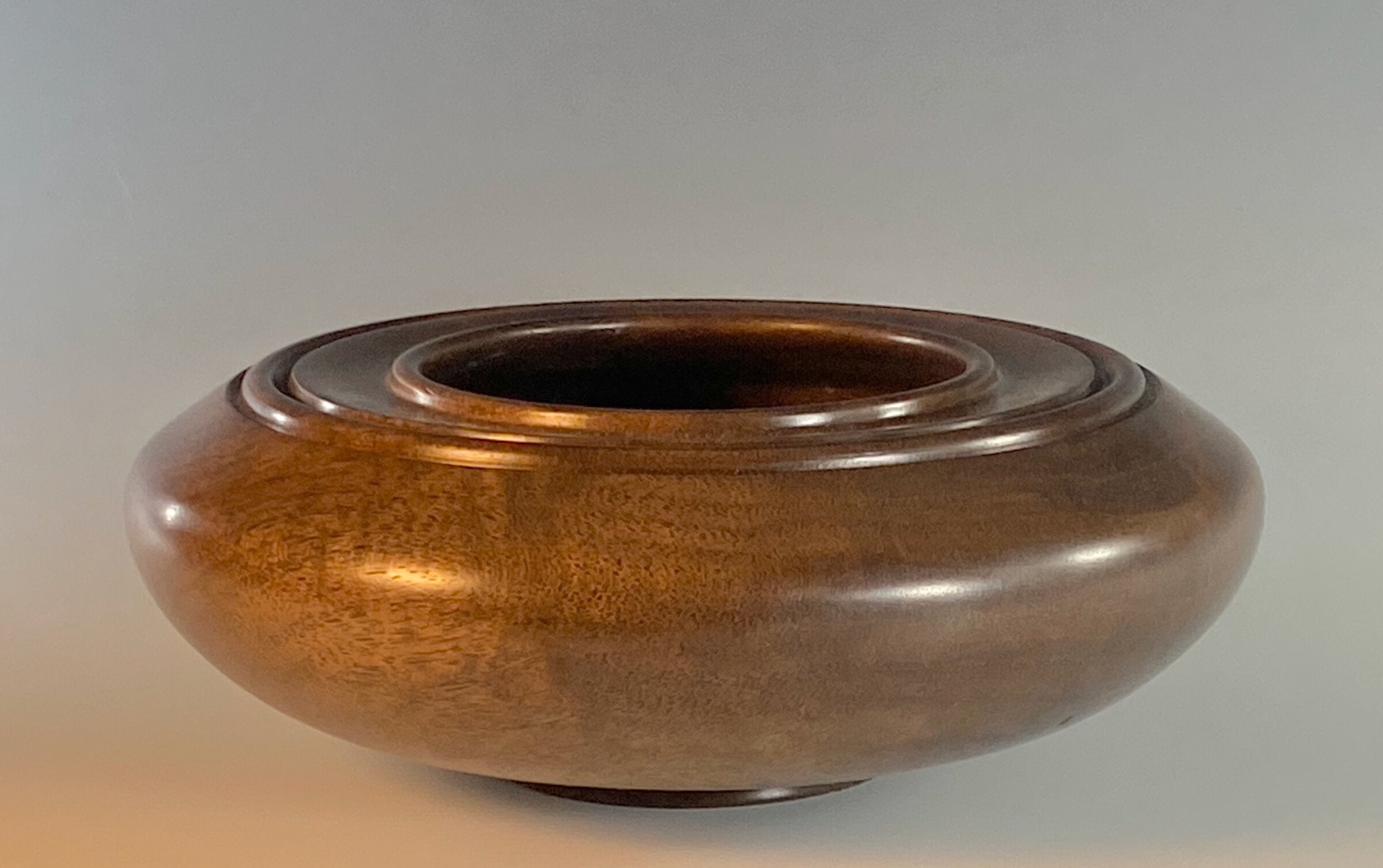 Claro Walnut Turned Vessel