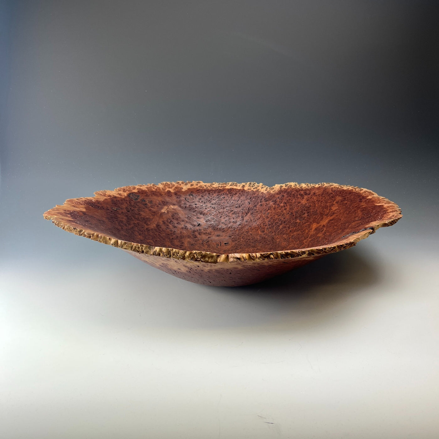 Natural Edge Jarrah Eucalyptus Burl bowl