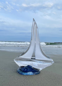 Glass Sailboat