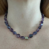 Elestial Amethyst Candy Necklace