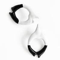 Rubber Drip Stud Earrings