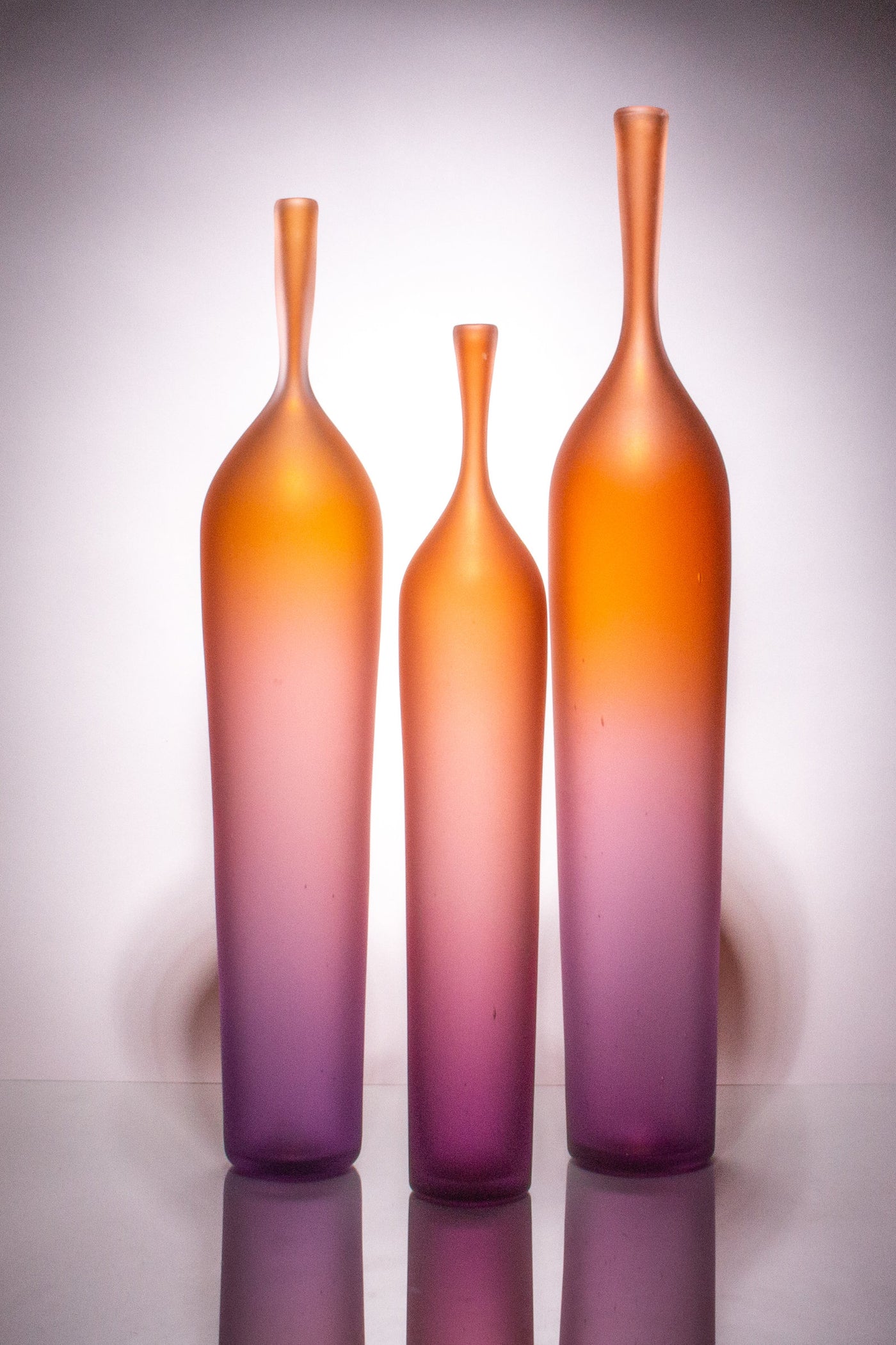 left to right: medium, short, tall