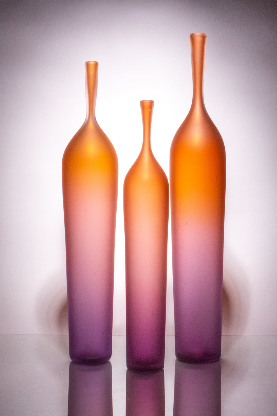 left to right: medium, short, tall