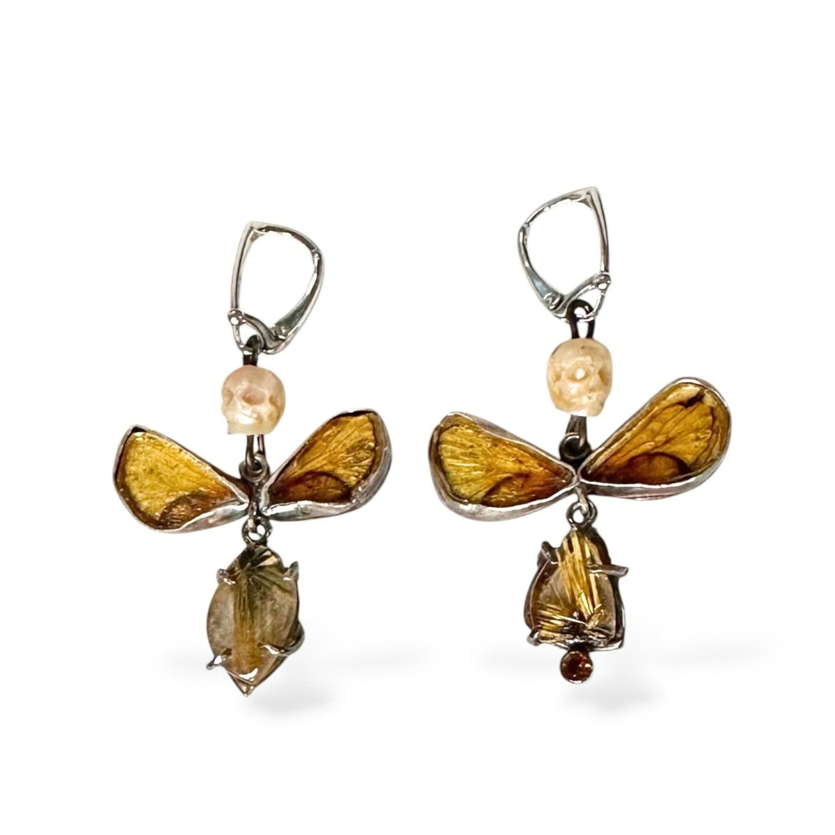 Skull & Stone Statement Earrings