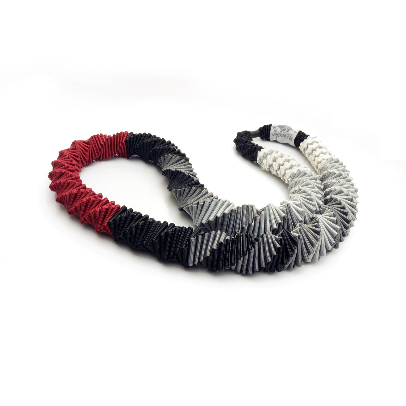 Black, White, Gray, and Red
