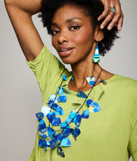 Blue Skies Kinetic Necklace
