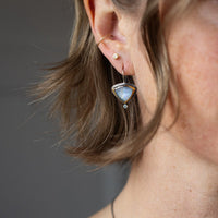 Tri Fold Earrings