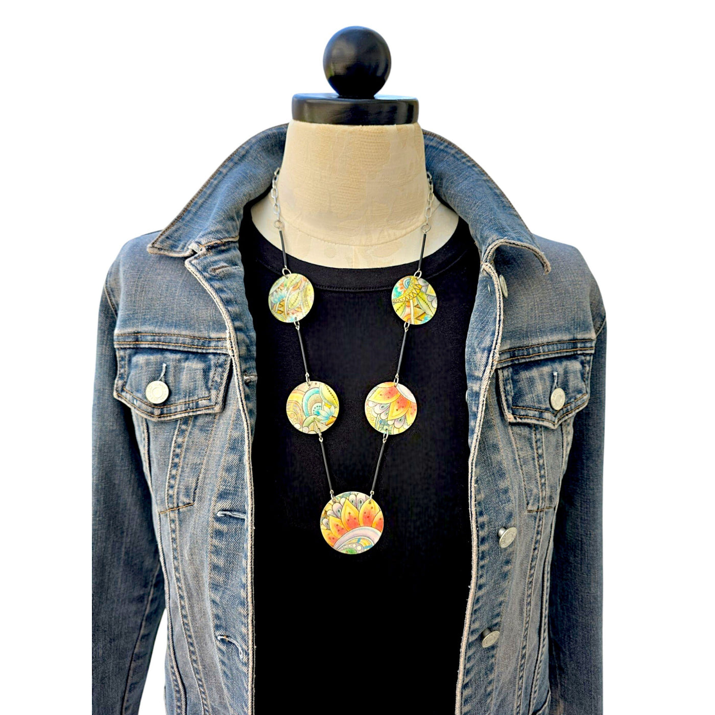 Decal Doodles Necklace II