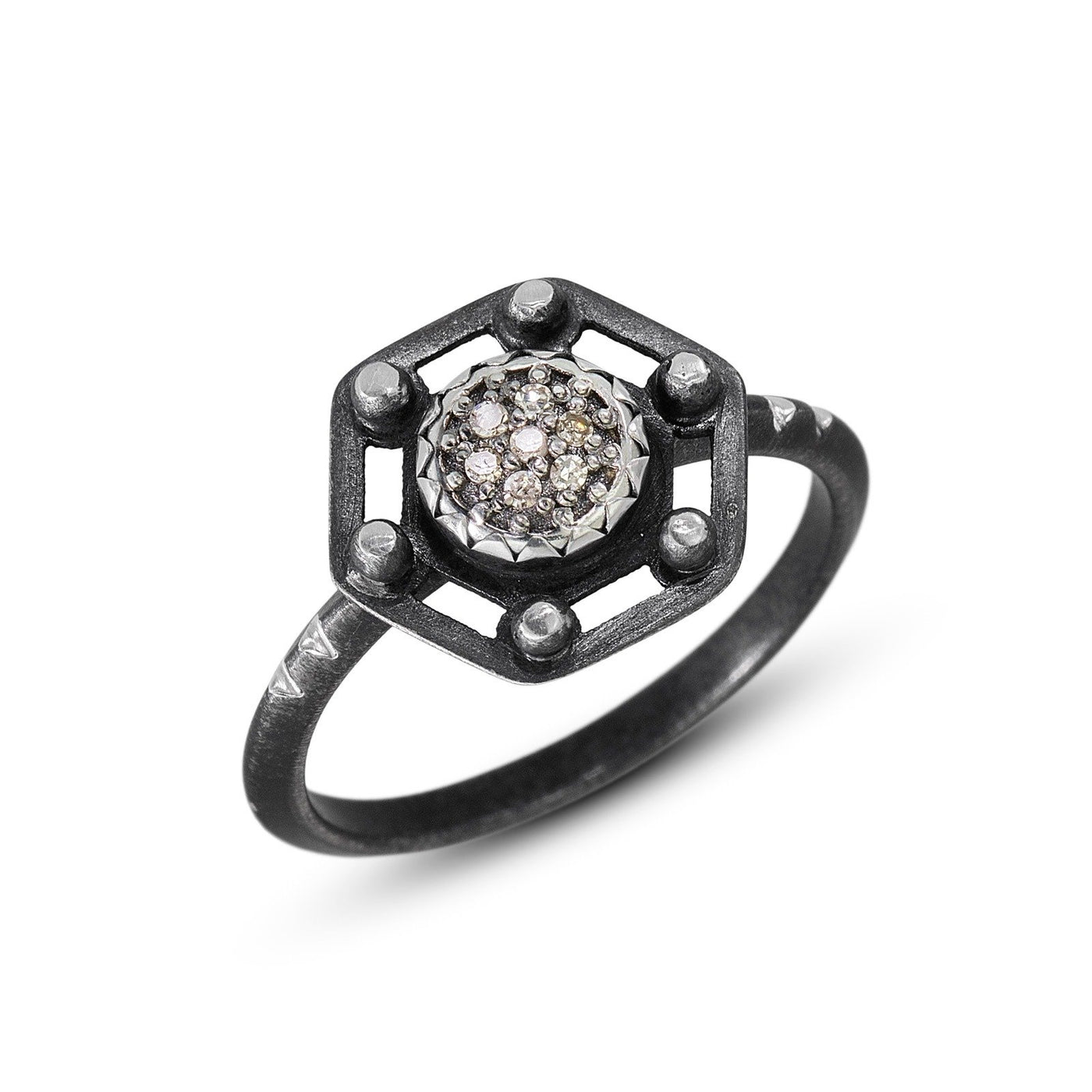 Hexagon Geometric Ring