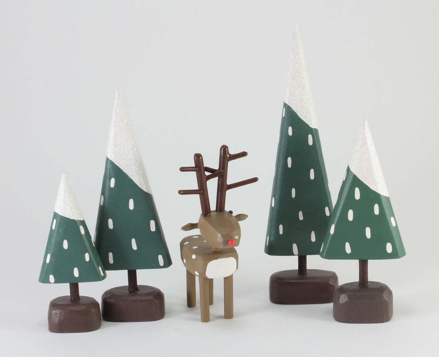 Winter Forest Scene Trees