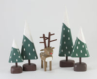 Winter Forest Scene Trees