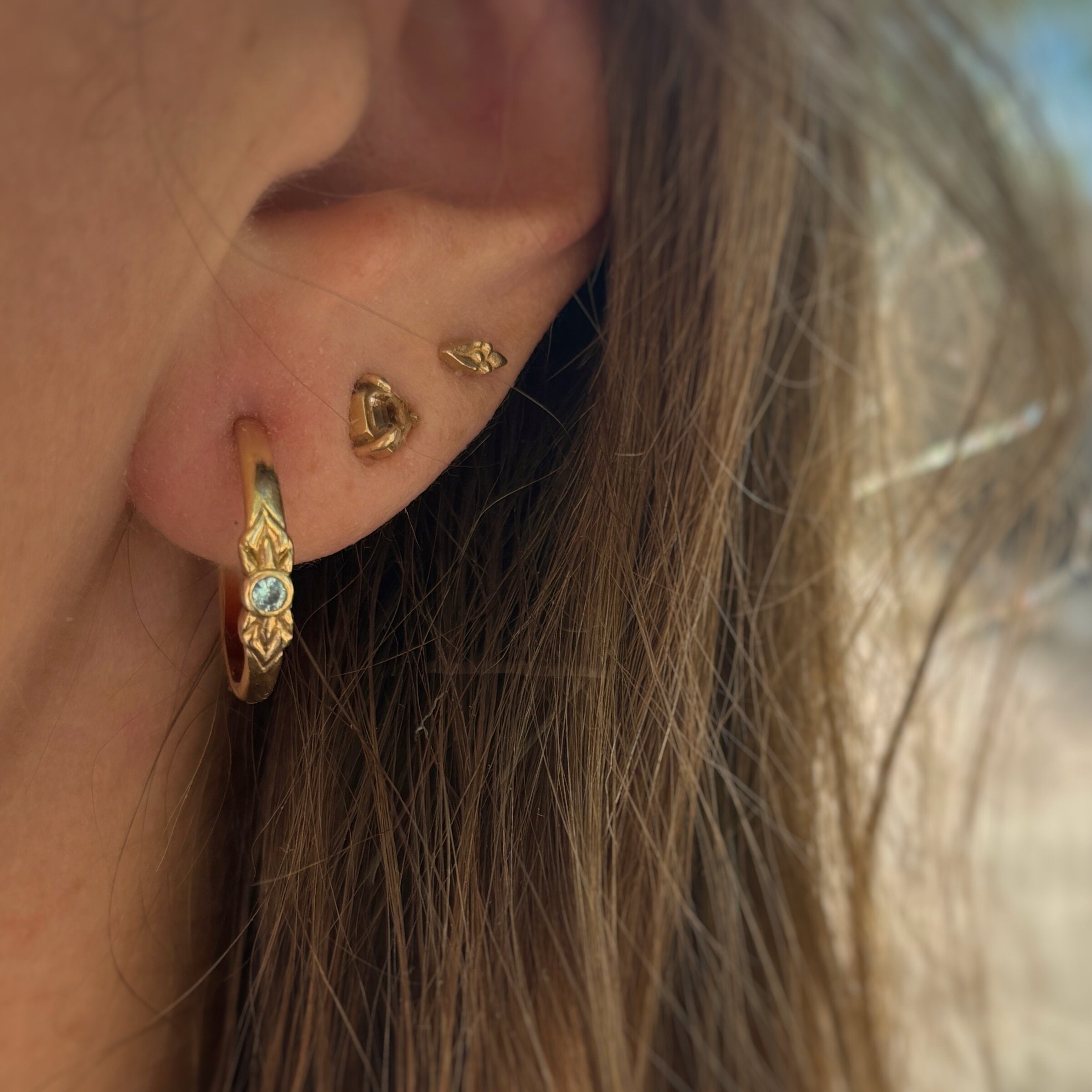 As Above, So Below Hoop Earrings