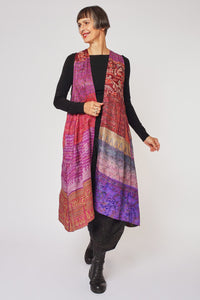 Back Pleated Maxi Vest #3