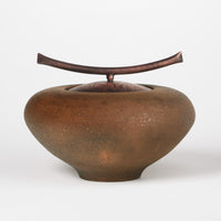 Mica Leaf and Vine Low Vessel