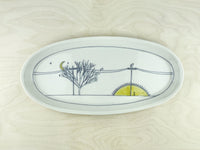 Sunset Birds Platter