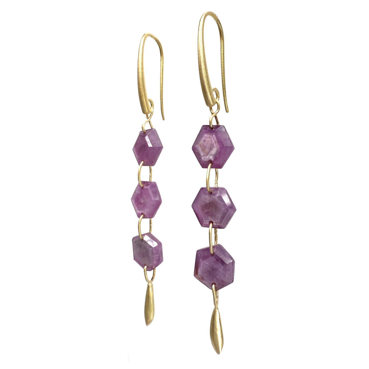 Ruby Cascade Earrings