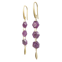 Ruby Cascade Earrings