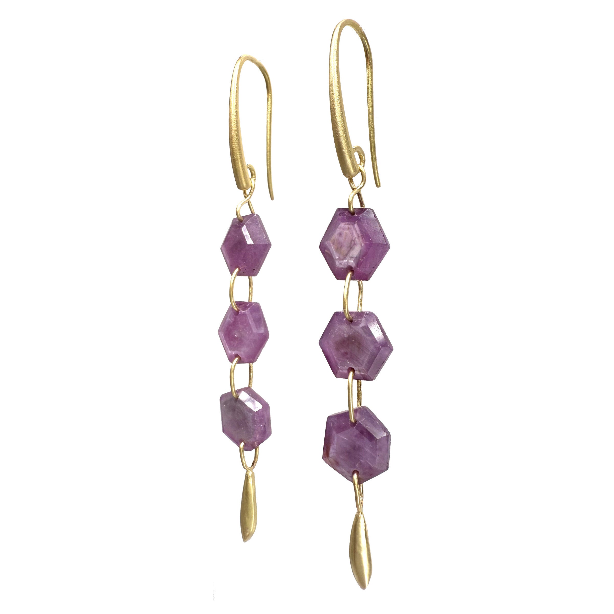 Ruby Cascade Earrings