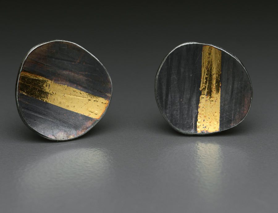 Keum-boo Pebble Post Earrings