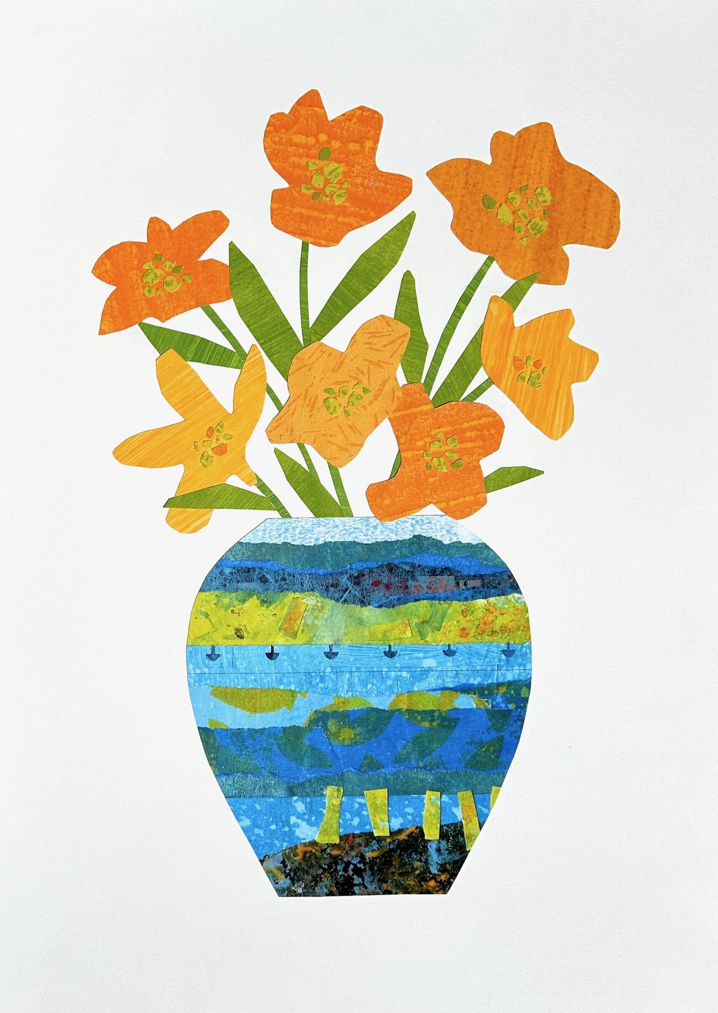 Vessel with Orange Blossoms