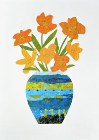 Vessel with Orange Blossoms