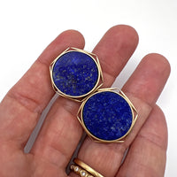 Lapis Leaf Cufflinks